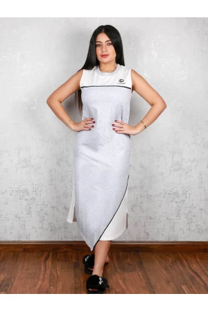 قميص ميدي دون أكمام متعدد الالوان