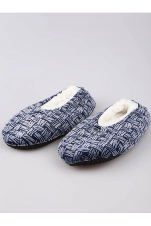 حذاء منزل مبطن و مزخرف