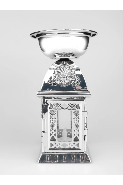 فانوس مربع بتصميم زجاج