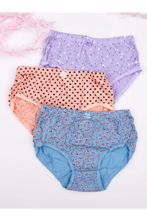 طقم سروايل داخلية مزخرف - 3طقع