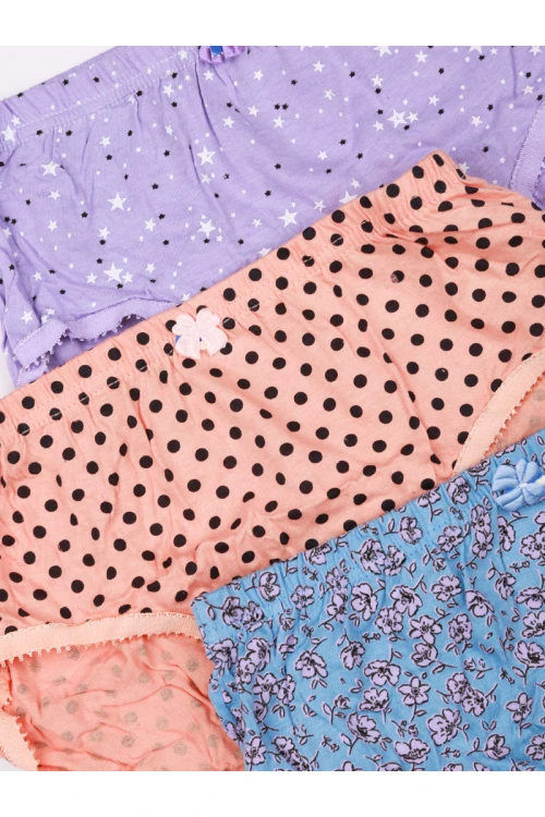 طقم سروايل داخلية مزخرف - 3طقع