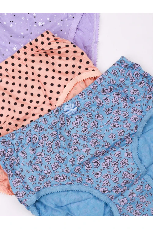 طقم سروايل داخلية مزخرف - 3طقع