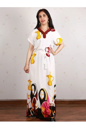 جلابية رمضان بطبعات دلة