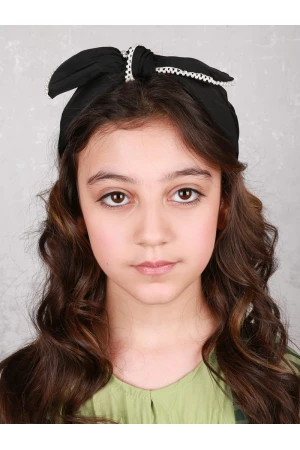 شريطة شعر عريضة مع فيونكة