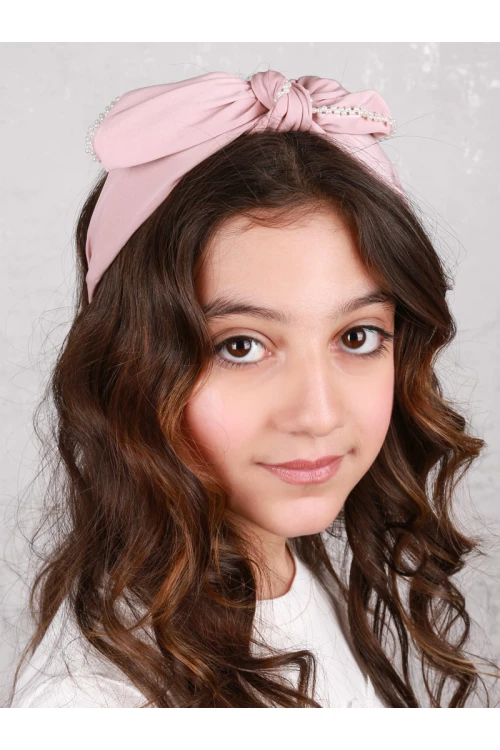 شريطة شعر عريضة مع فيونكة