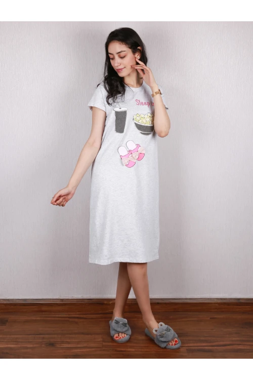 قميص قصير بطبعات