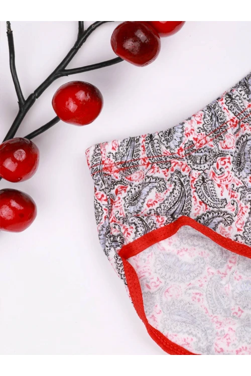 طقم سراويل داخلية بخصر مطاطي - 3 قطع