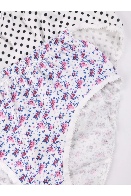 طقم سراويل مزين بطبعات - 5 قطع