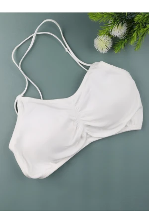 صدرية سبورت سادة بحمالات نحيفة