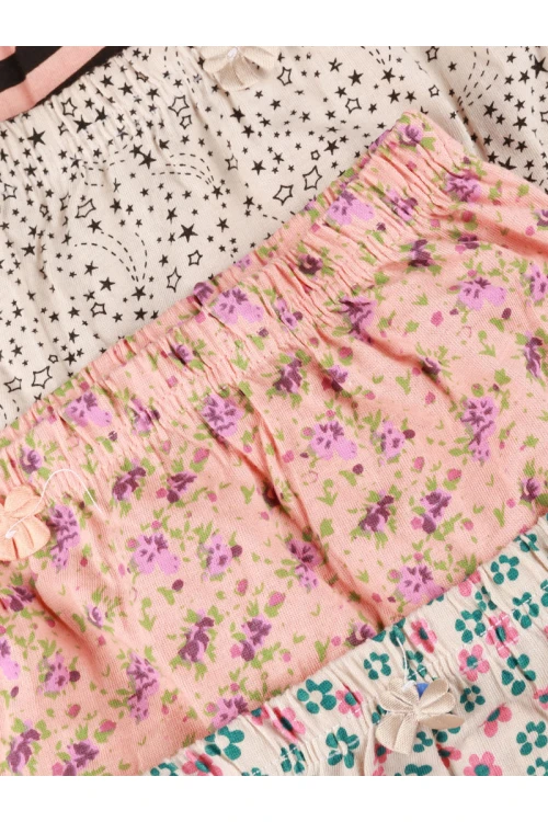 طقم سراويل داخلية بخصر مطاطي -6 قطع