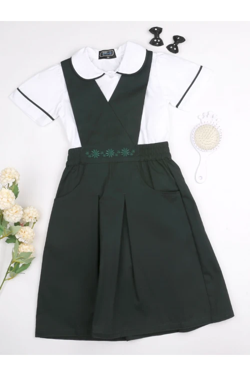 مريول روضة بأكمام قصيرة - قطعتين