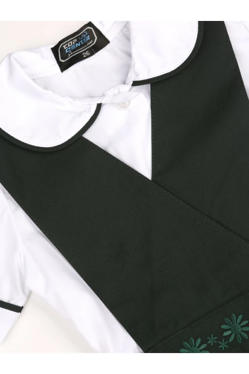 مريول روضة بأكمام قصيرة - قطعتين