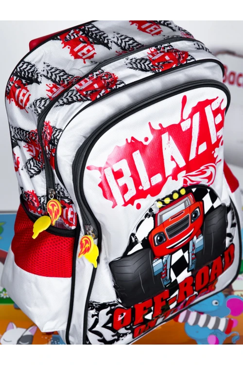 شنطة عجلات بسحاب إغلاق وطبعات (صغير)