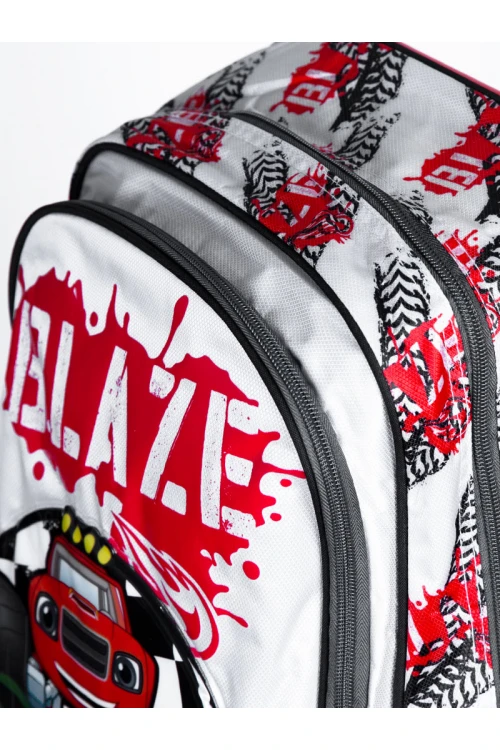 شنطة عجلات بسحاب إغلاق وطبعات (صغير)