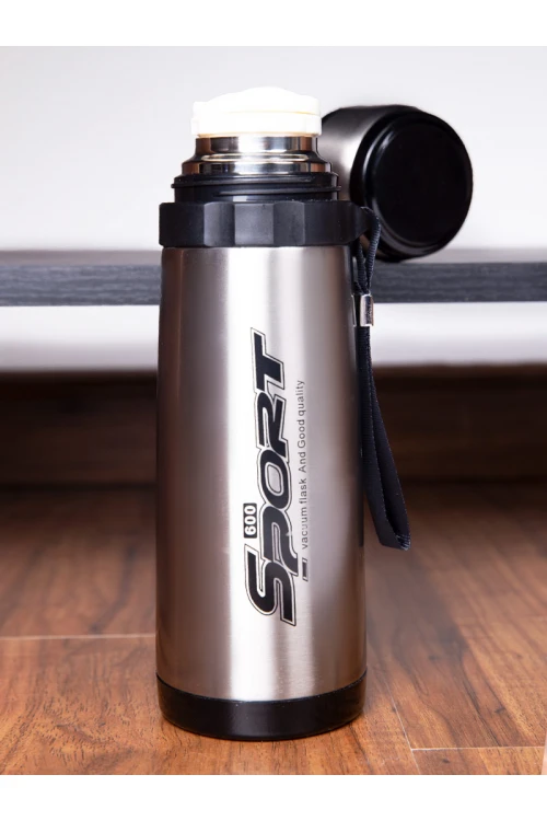 قارورة مياه ستانليس ستيل بمقبض600 مل