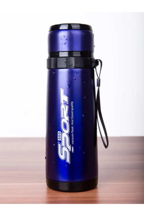 قارورة مياه ستانليس ستيل بمقبض600 مل