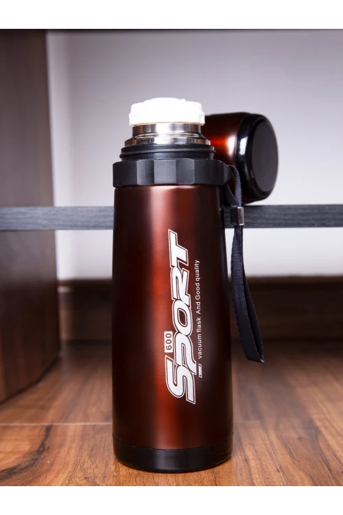 قارورة مياه ستانليس ستيل بمقبض600 مل