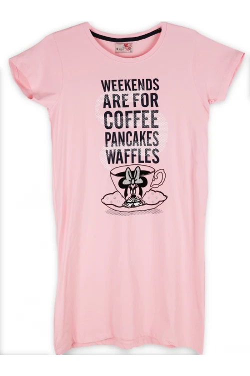 قميص نسائي قصير بطبعات كتابة