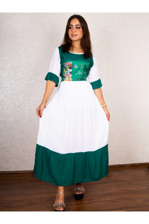 فستان نسائي لليوم الوطني