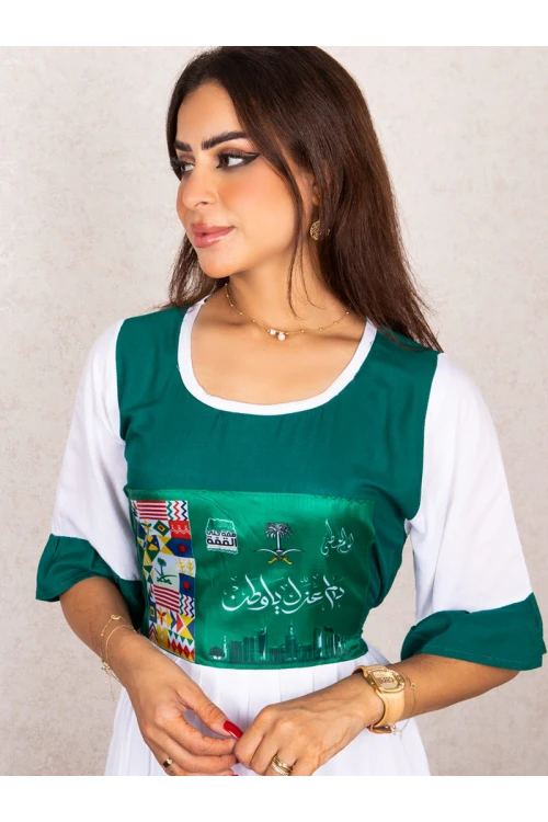 فستان نسائي لليوم الوطني