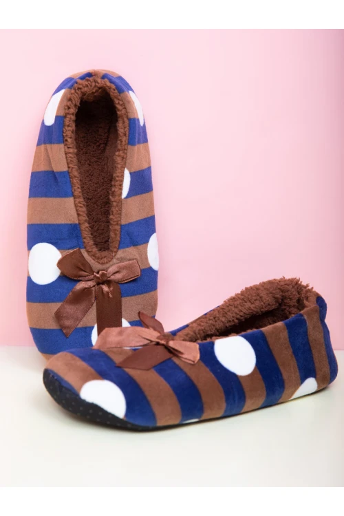 شبشب شتوي مبطن بالفرو مع طبعات