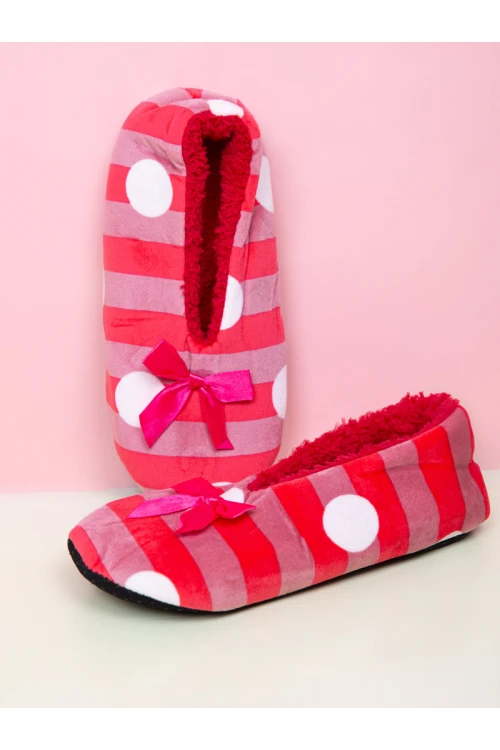 شبشب شتوي مبطن بالفرو مع طبعات