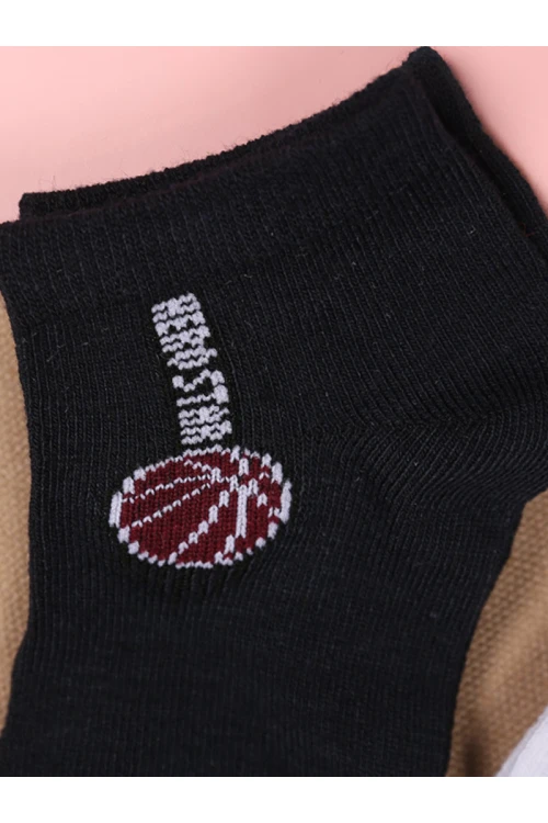 طقم جوارب متعدد الألوان من 3 أزواج