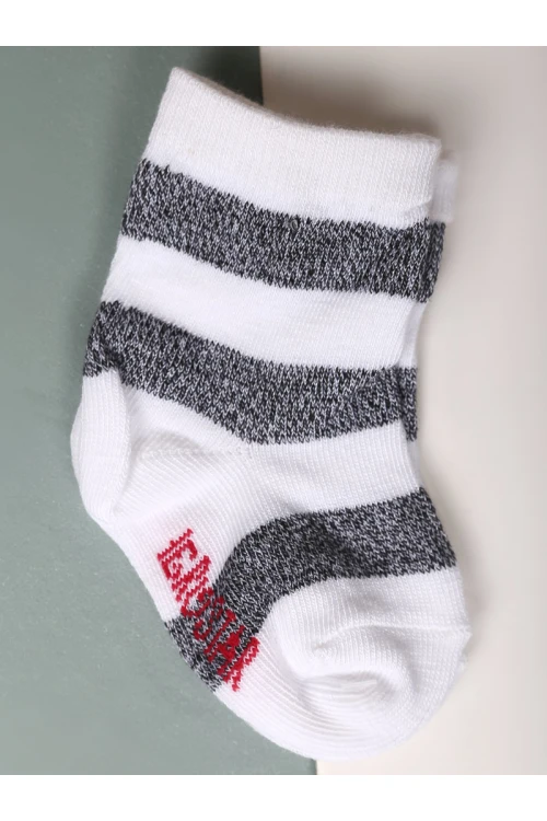 طقم جوارب مخطط من 3 أزواج