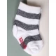 طقم جوارب مخطط من 3 أزواج