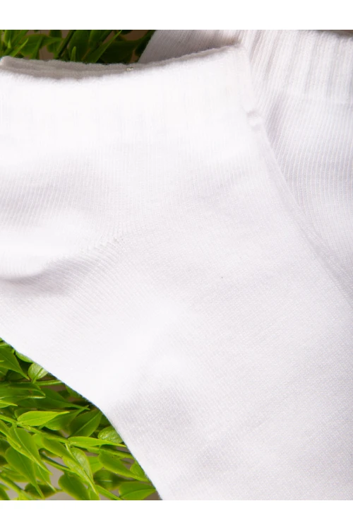 جوارب أبيض سادة طقم من 3 أزواج