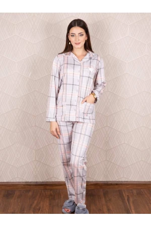بيجاما كاروهات بجيوب و أزرار إغلاق