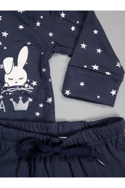 بيجاما شتوية مزينة بطبعات نجوم