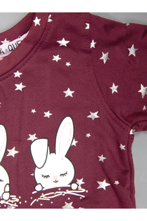 بيجاما شتوية مزينة بطبعات نجوم