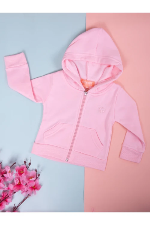 جاكيت بقبعة مع سحاب إغلاق