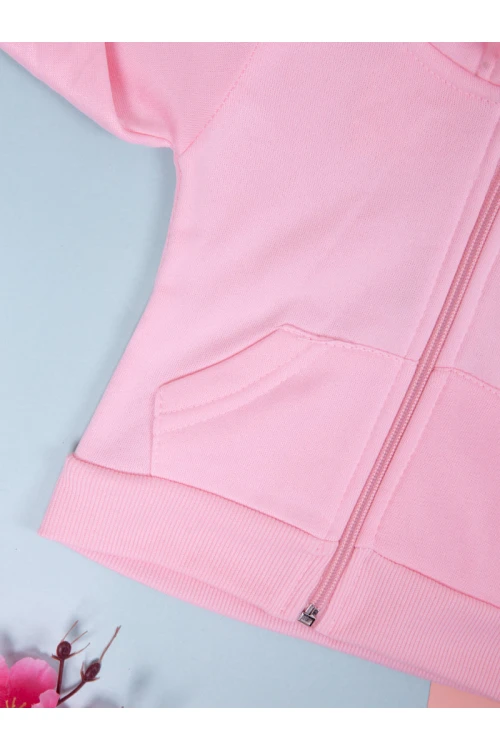 جاكيت بقبعة مع سحاب إغلاق