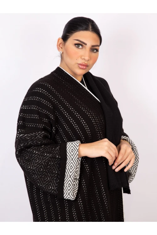 فرو شتوي مضلع مع شال