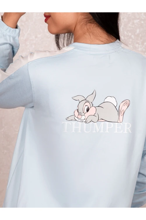 قميص طويل مزين بطبعات