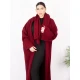 عباية شتوية بقبعة و أكمام طويلة