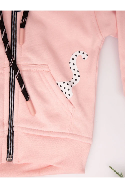 طقم مواليد جاكيت بسحاب إغلاق مع بطلون