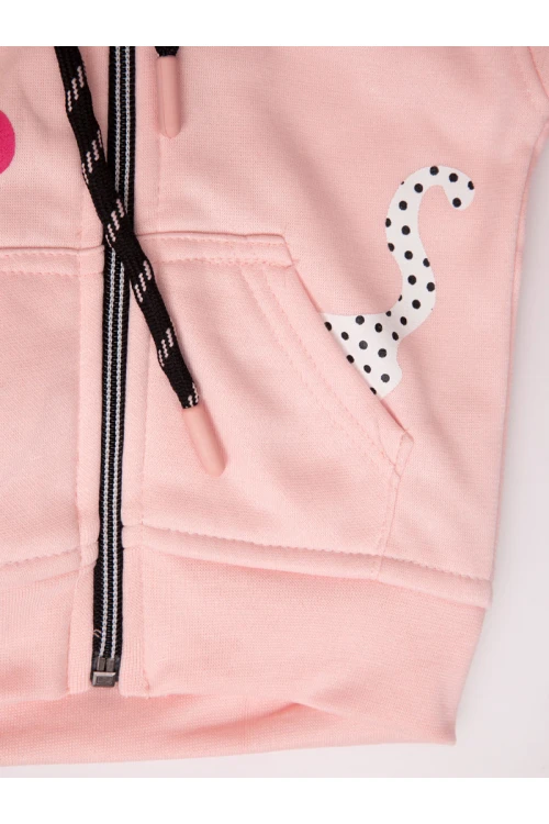 طقم مواليد جاكيت بسحاب إغلاق مع بطلون