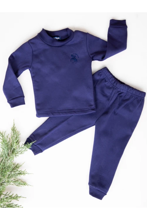 بيجاما مواليد شتوية بأكمام طويلة