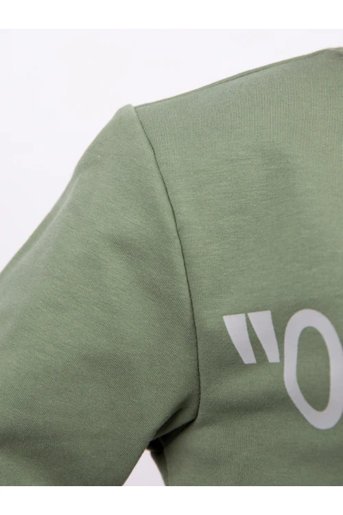 طقم بنطلون مع بلوفر بأكمام طويلة