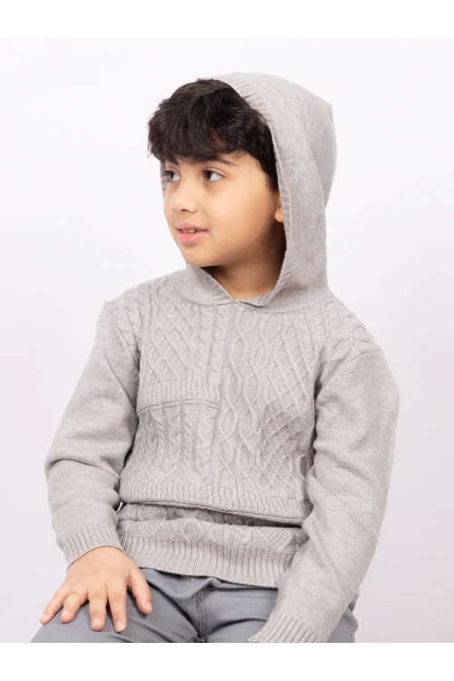 طقم بلوفر مضلع مع قبعة و بنطلون