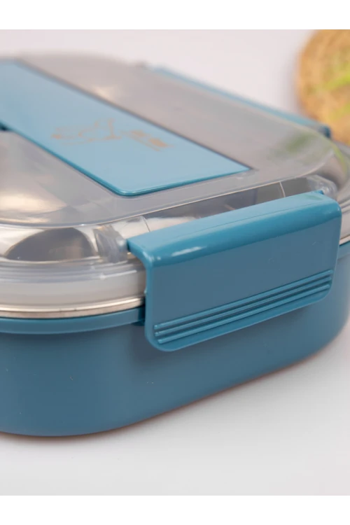 حافظة طعام بغطاء محكم مع أدوات طعام