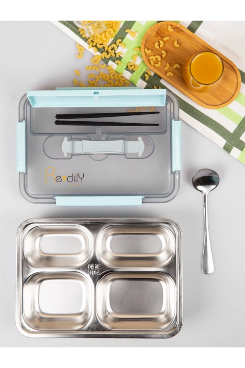 طقم حافظة طعام مع أدوات