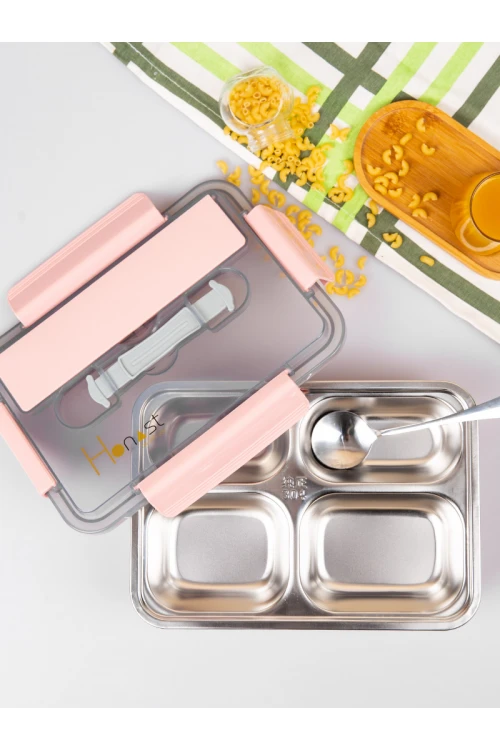 طقم حافظة طعام مع أدوات