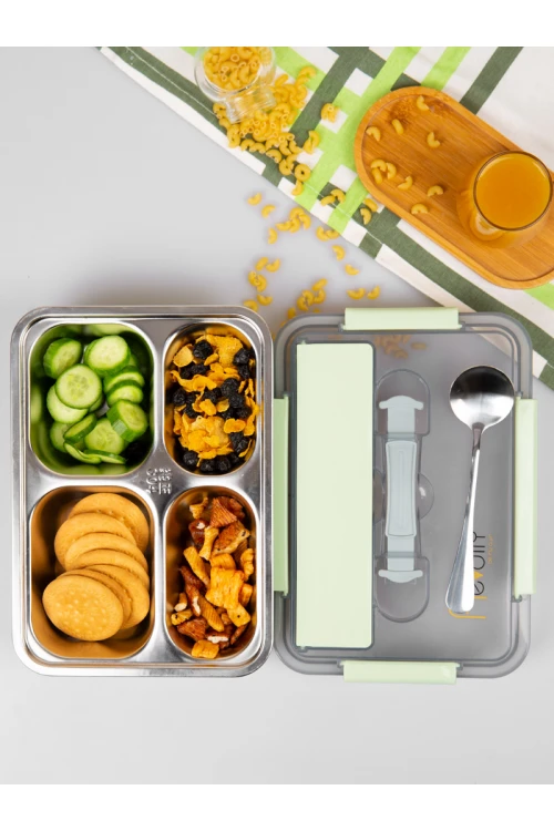 طقم حافظة طعام مع أدوات