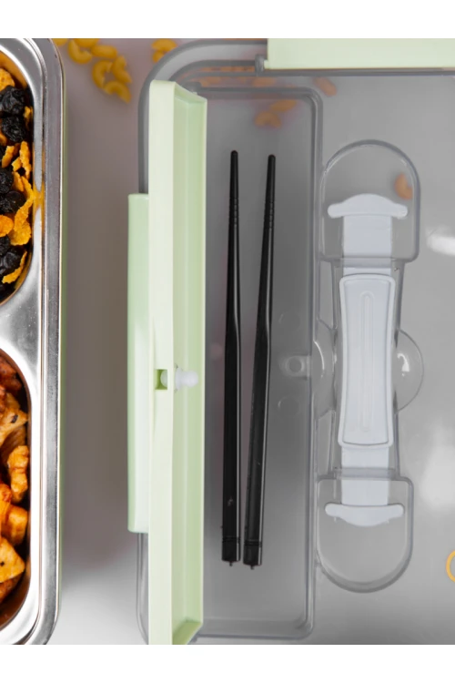 طقم حافظة طعام مع أدوات