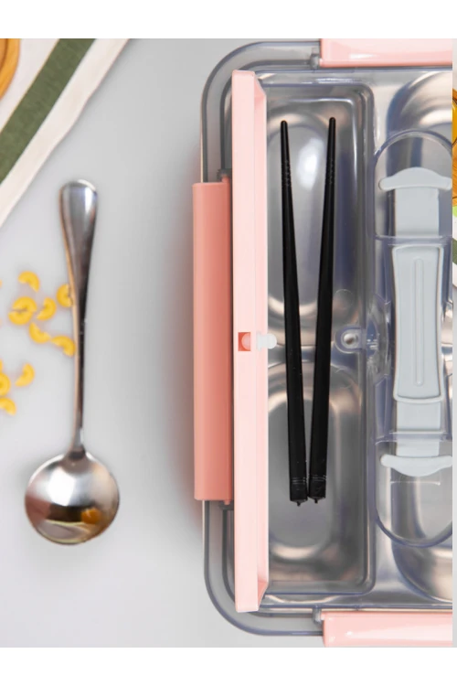 طقم حافظة طعام مع أدوات