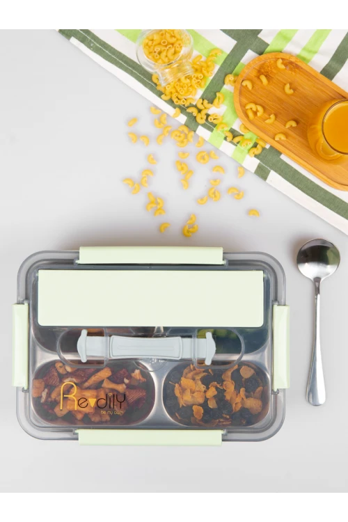 طقم حافظة طعام مع أدوات